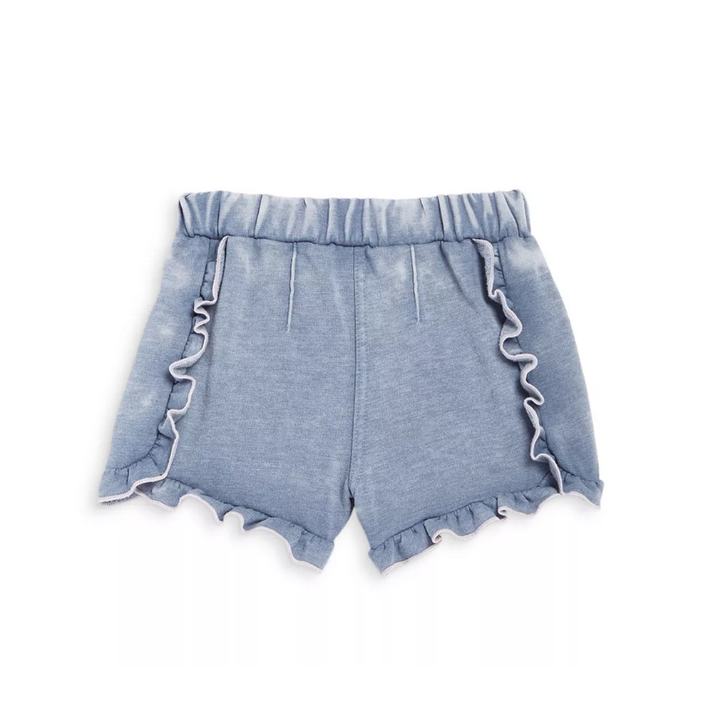 Sovereign Code Girls' Chella Ruffle Shorts Slate Blue Size 6 1242